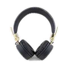 Guess Auriculares Bluetooth de Diadema – Cascos Negros con Logo 4G Clásico y Forma Redondeada, Conexión Inalámbrica Estable y Diseño Elegante