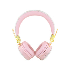 Guess Auriculares Bluetooth de Diadema – Cascos Rosa con Logo 4G Clásico y Forma Redondeada, Conexión Inalámbrica Estable y Diseño Elegante