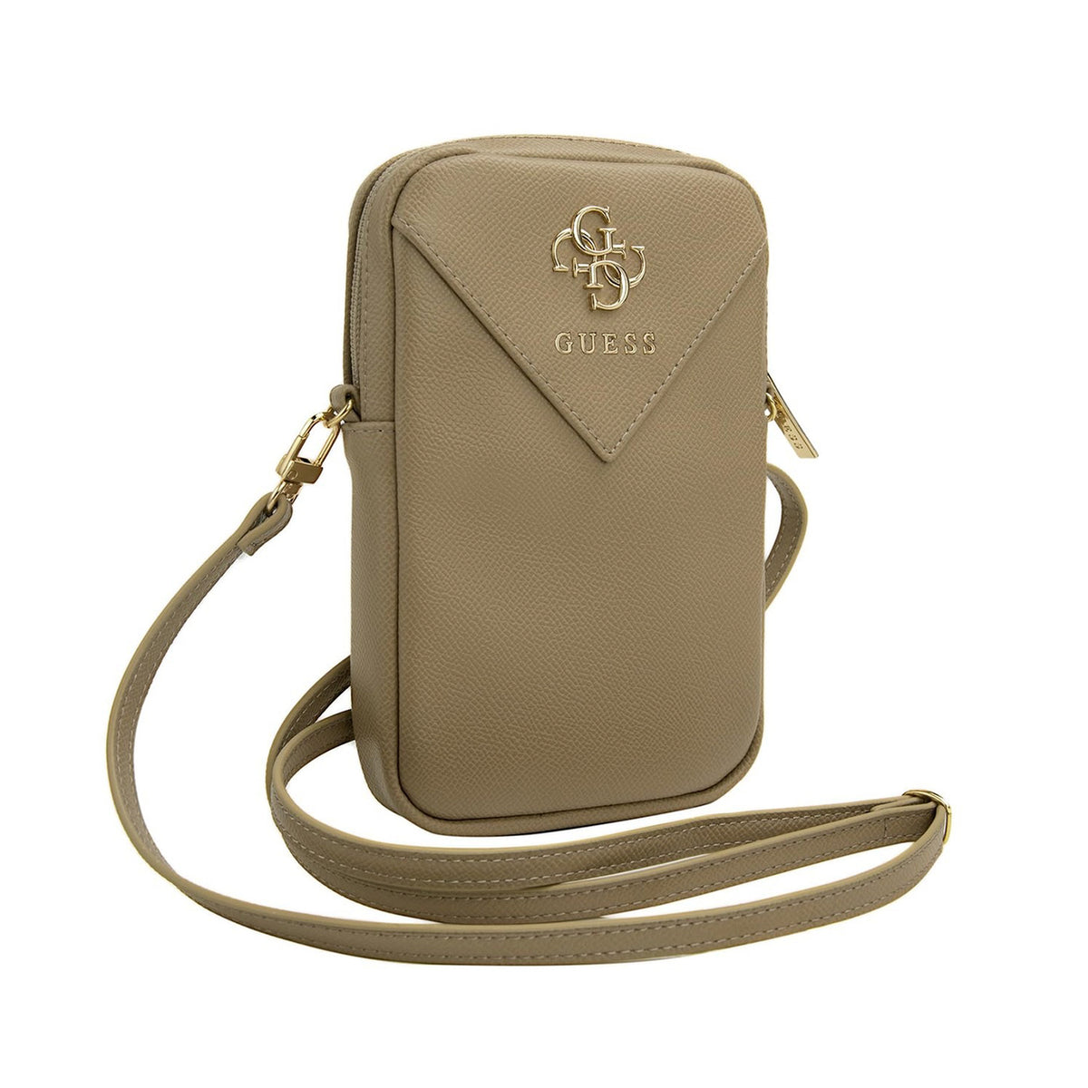 GUESS Bolso Cruzado con Logo 4G, Dorado