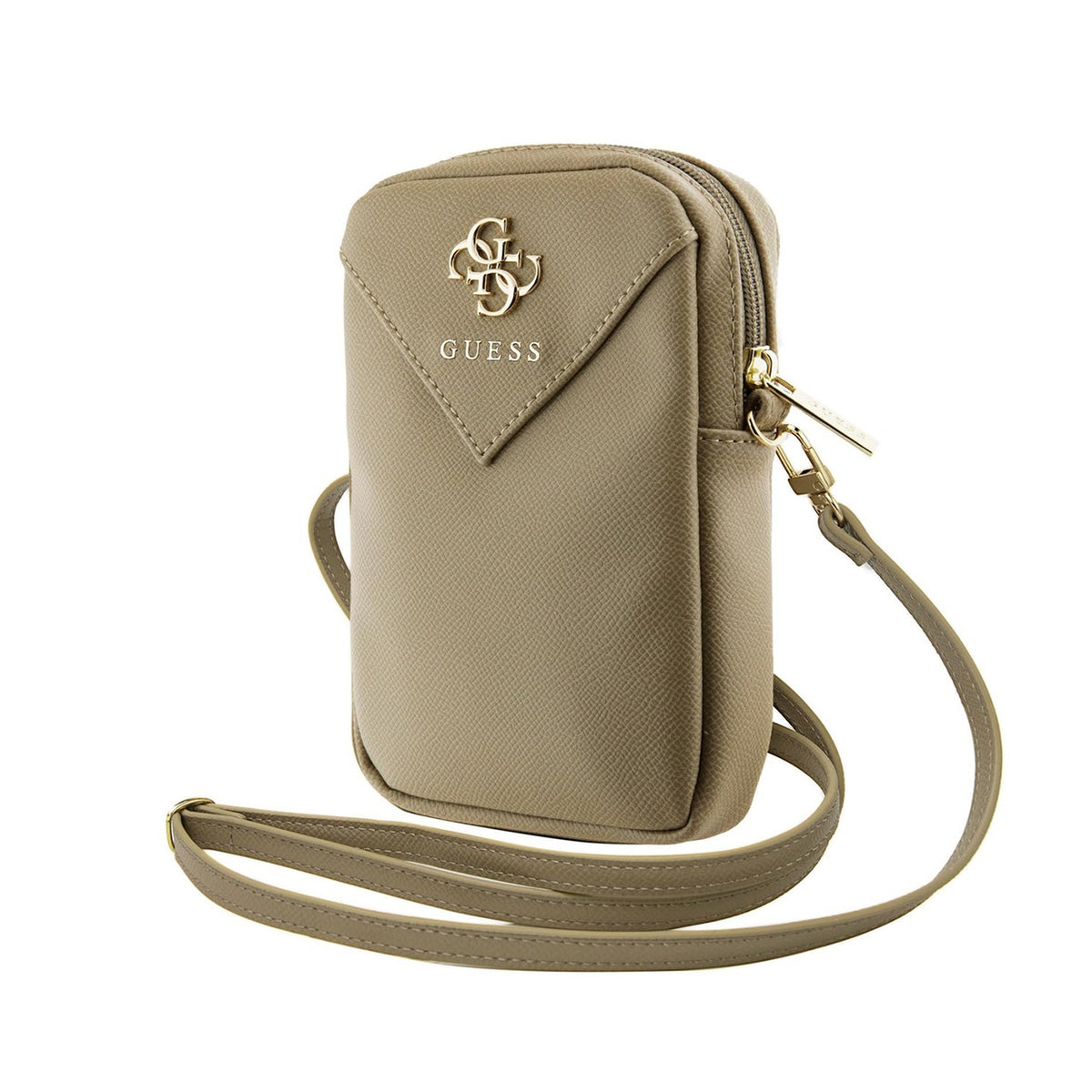 GUESS Bolso Cruzado con Logo 4G, Dorado