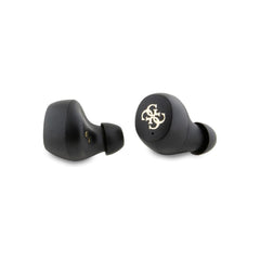Guess Auriculares TWS Inalámbricos de Polipiel con Cancelación de Ruido ENC y Estuche de Carga, Rosa