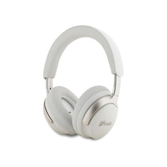 Guess Auriculares Bluetooth de Diadema con Cancelación de Ruido ANC/ENC y Hasta 45 Horas de Batería, Beige