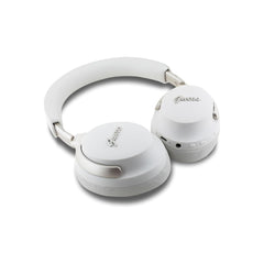 Guess Auriculares Bluetooth de Diadema con Cancelación de Ruido ANC/ENC y Hasta 45 Horas de Batería, Beige