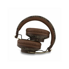 Guess Auriculares Bluetooth de Diadema 4G con Cancelación de Ruido ENC, Micrófono y Hasta 30 Horas de Batería, Marrón