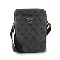 Guess Bandolera para Tablet de 8" – Bolso de Polipiel Negra con Logo Triangular, Diseño Elegante y Ajuste Seguro