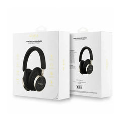 Guess Auriculares Bluetooth de Diadema 4G con Cancelación de Ruido, Micrófono y Hasta 45 Horas de Batería, Negro