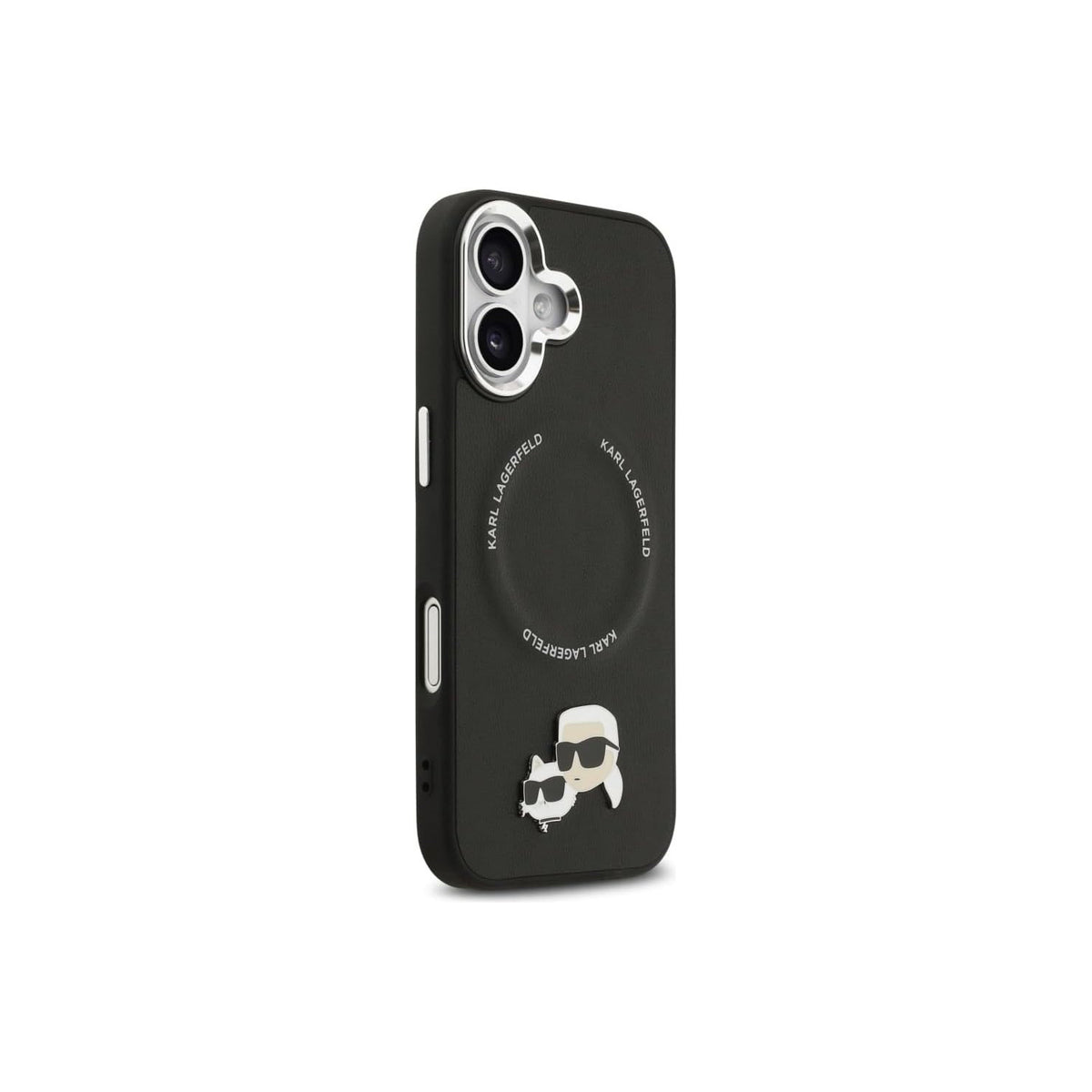 KARL LAGERFELD Funda Karl & Choupette para iPhone 17 Compatible con MagSafe, Negra
