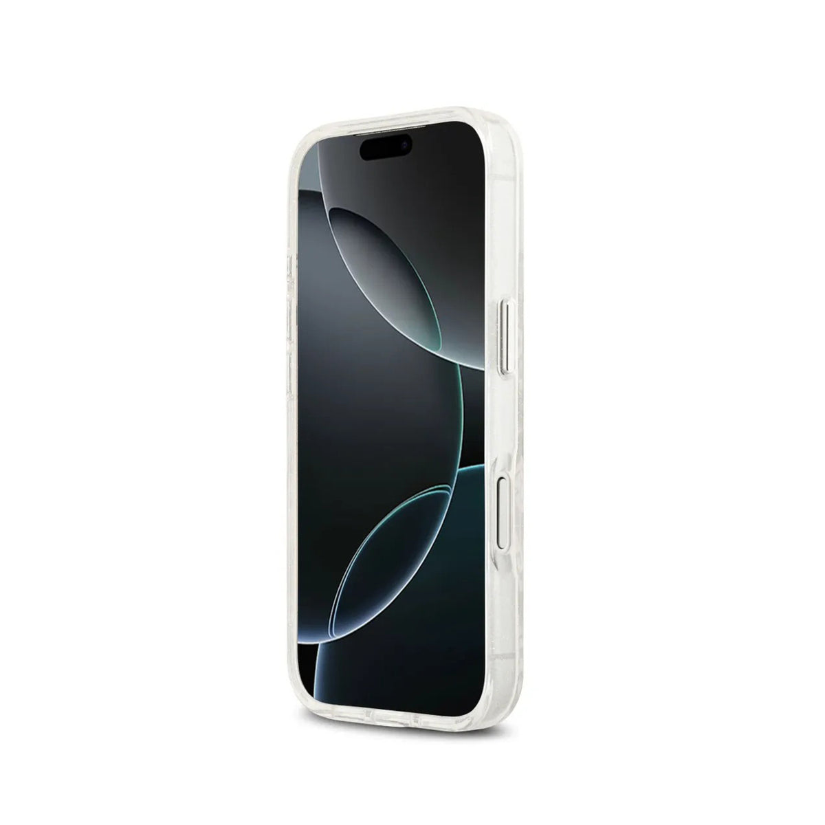 KARL LAGERFELD iPhone 17 Pro Max Case – IML Case with MagSafe Gray with Glossy K&C Logo, Stylish Design and Precise Fit