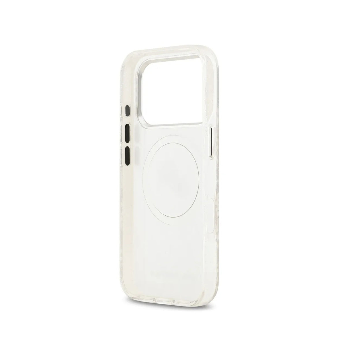 KARL LAGERFELD iPhone 17 Pro Max Case – IML Case with MagSafe Gray with Glossy K&C Logo, Stylish Design and Precise Fit