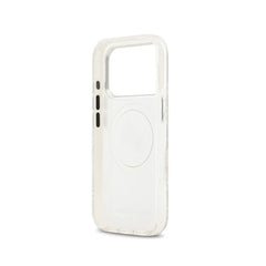 KARL LAGERFELD iPhone 17 Pro Max Case – IML Case with MagSafe Gray with Glossy K&C Logo, Stylish Design and Precise Fit