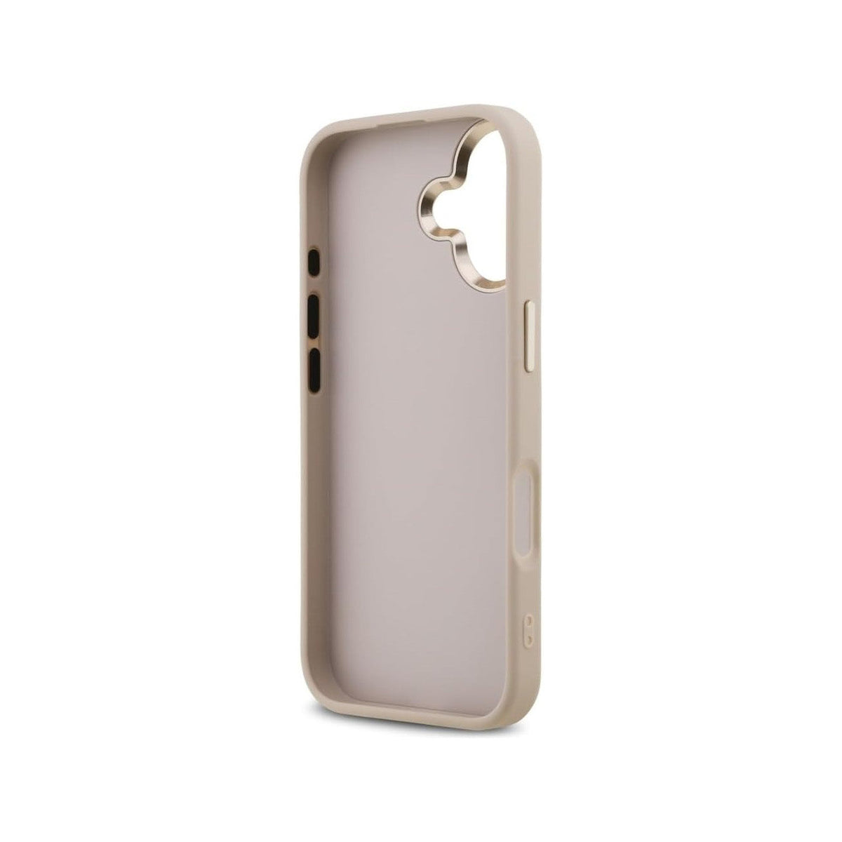 Guess iPhone 17 Case – Gold 4G Logo, Pink Design, Drop Protection and Precise Fit
