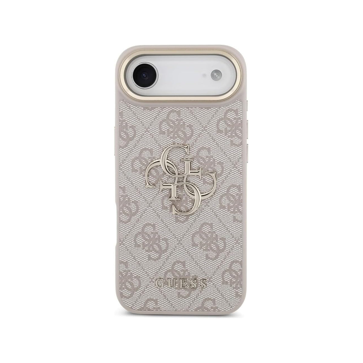 Guess Funda Logo 4G Dorado para iPhone Air con Protección Anticaídas, Rosa