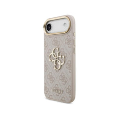 Guess Funda Logo 4G Dorado para iPhone Air con Protección Anticaídas, Rosa