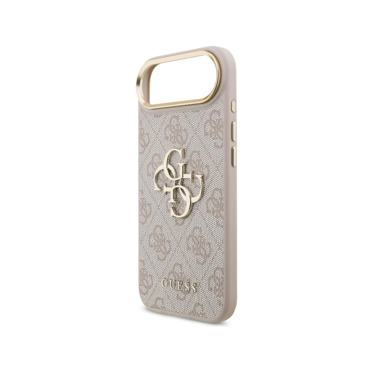 Guess Funda Logo 4G Dorado para iPhone Air con Protección Anticaídas, Rosa