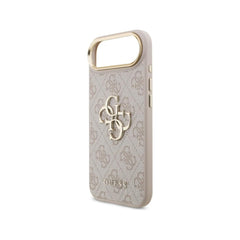 Guess Funda Logo 4G Dorado para iPhone Air con Protección Anticaídas, Rosa