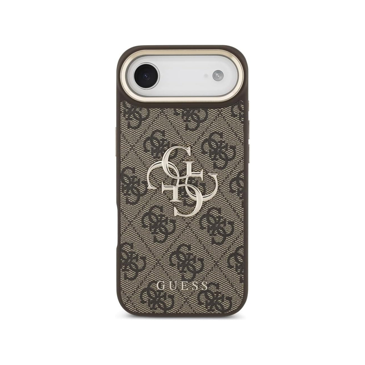 Guess Funda Logo 4G Dorado para iPhone Air con Protección Anticaídas, Marrón