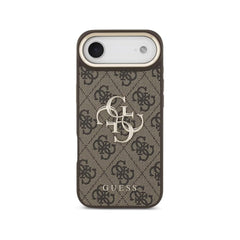 Guess Funda Logo 4G Dorado para iPhone Air con Protección Anticaídas, Marrón