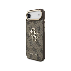 Guess Funda Logo 4G Dorado para iPhone Air con Protección Anticaídas, Marrón