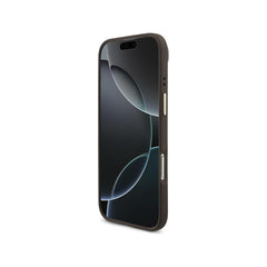 Guess Funda Logo 4G Dorado para iPhone Air con Protección Anticaídas, Marrón