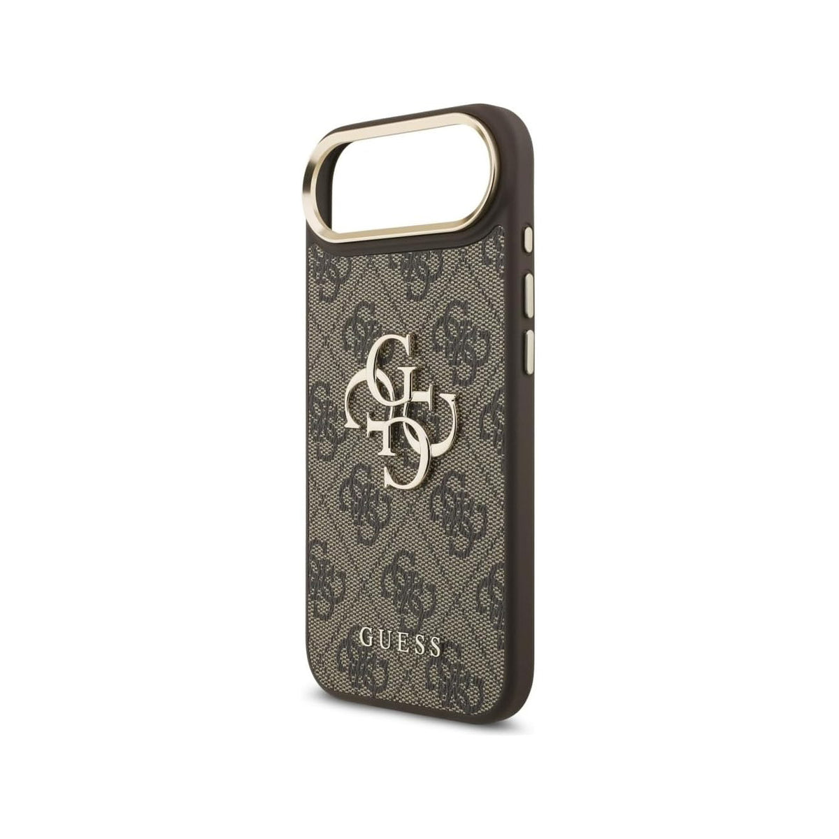 Guess Funda Logo 4G Dorado para iPhone Air con Protección Anticaídas, Marrón
