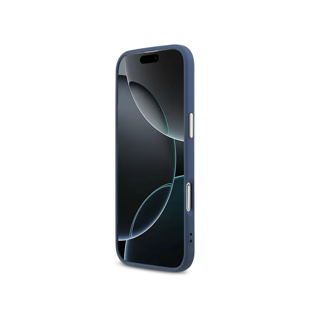GUESS Funda Logo 4G Dorado para iPhone Air con Protección Anticaídas, Azul