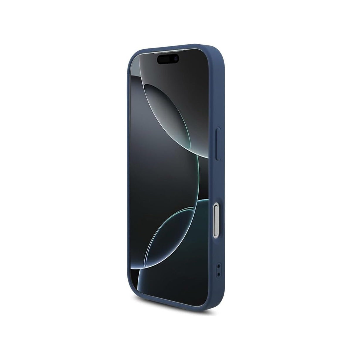 Guess Funda Logo 4G Dorado para iPhone 17 Pro Max/18 Pro Max con Protección Anticaídas, Azul