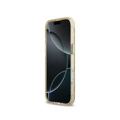 GUESS Funda para iPhone 17 Air – Carcasa PC+TPU con MagSafe Leopardo Marrón con Brillos, Diseño Elegante y Ajuste Preciso