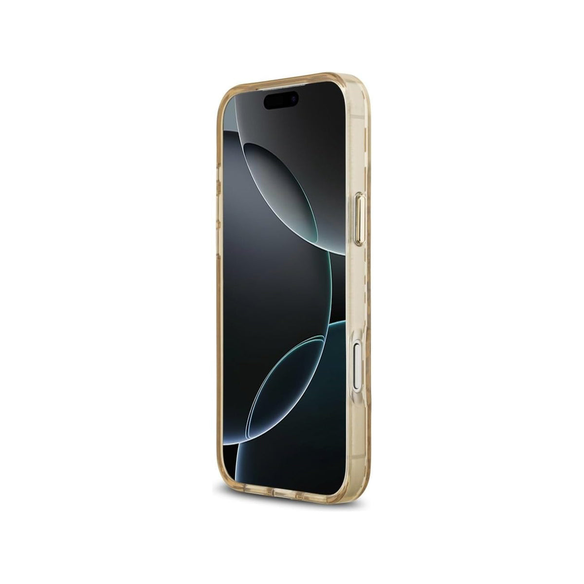 Guess Funda Leopardo para iPhone 17 Pro Max/18 Pro Max Compatible con MagSafe y Protección Anticaídas, Marrón con Brillos