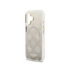 Guess Funda para iPhone 17 – Carcasa PC + TPU con MagSafe, Diseño Peonía con Brillos Negra, Protección Anticaídas y Ajuste Preciso