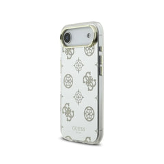 GUESS iPhone 17 Air Case – TPU Case with MagSafe Peonies Mirror with Gold Glitter, Elegant Design and Precise Fit