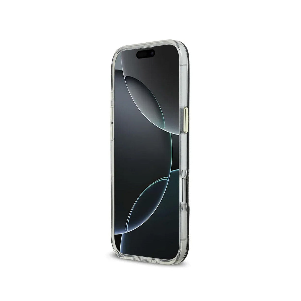 GUESS iPhone 17 Air Case – TPU Case with MagSafe Peonies Mirror with Gold Glitter, Elegant Design and Precise Fit