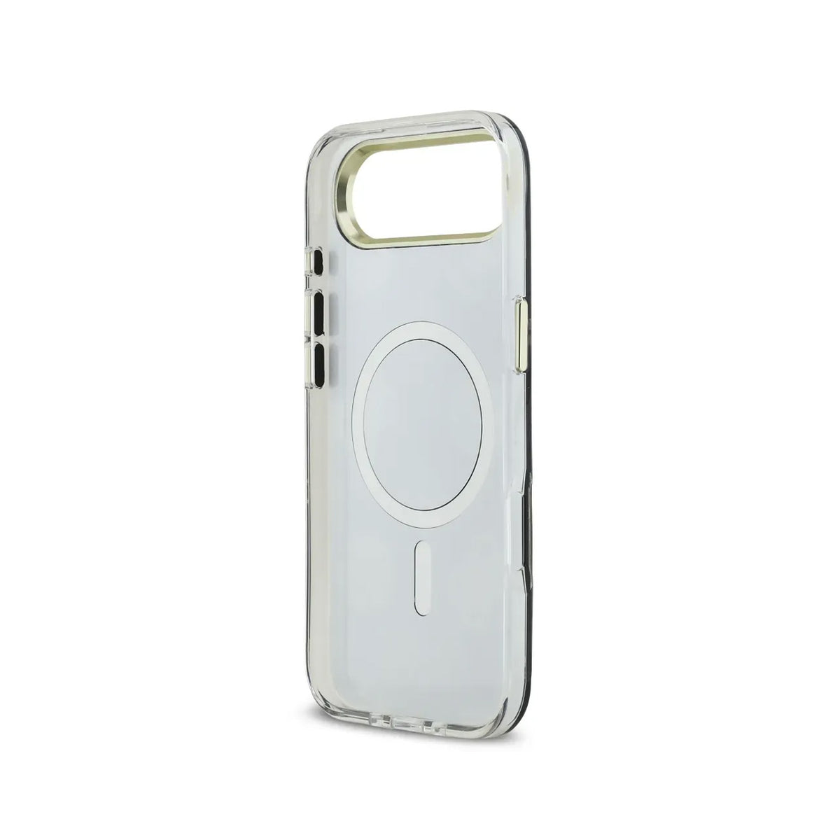 GUESS iPhone 17 Air Case – TPU Case with MagSafe Peonies Mirror with Gold Glitter, Elegant Design and Precise Fit