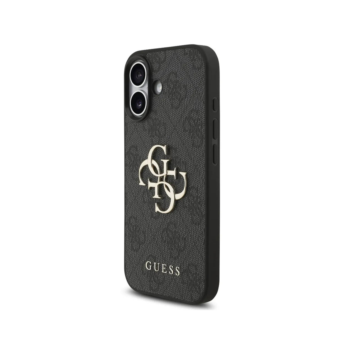 Guess Case for iPhone 17 – MagSafe-Compatible Case with Clear Glossy Finish and Pearl Strap, Drop Protection and Precise Fit