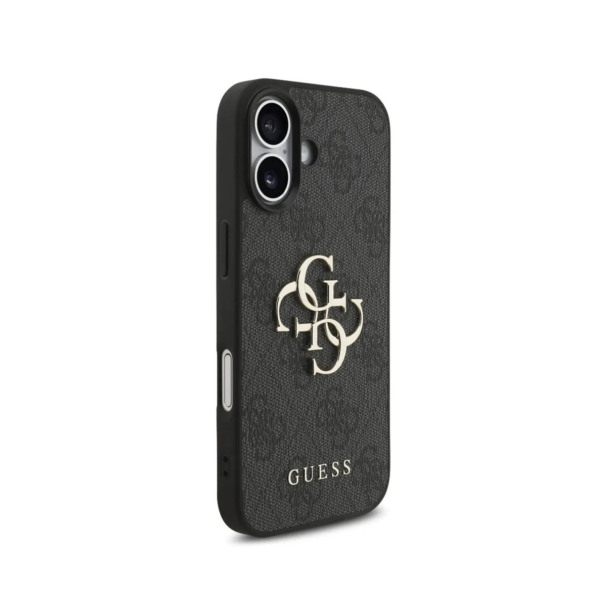 Guess Case for iPhone 17 – MagSafe-Compatible Case with Clear Glossy Finish and Pearl Strap, Drop Protection and Precise Fit