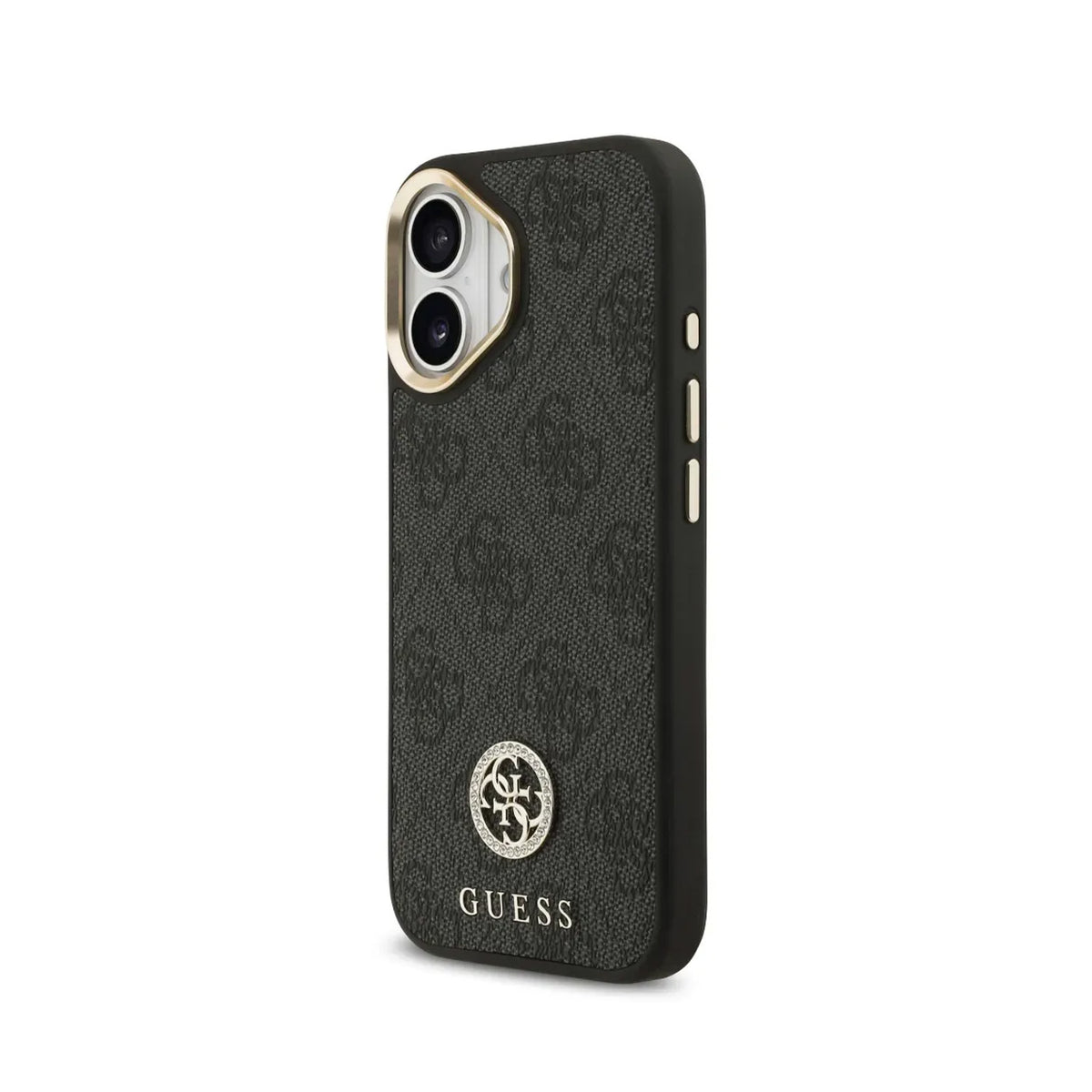Guess iPhone 17 Case – MagSafe Cover, 4G Strass Black Design, Drop Protection and Precise Fit