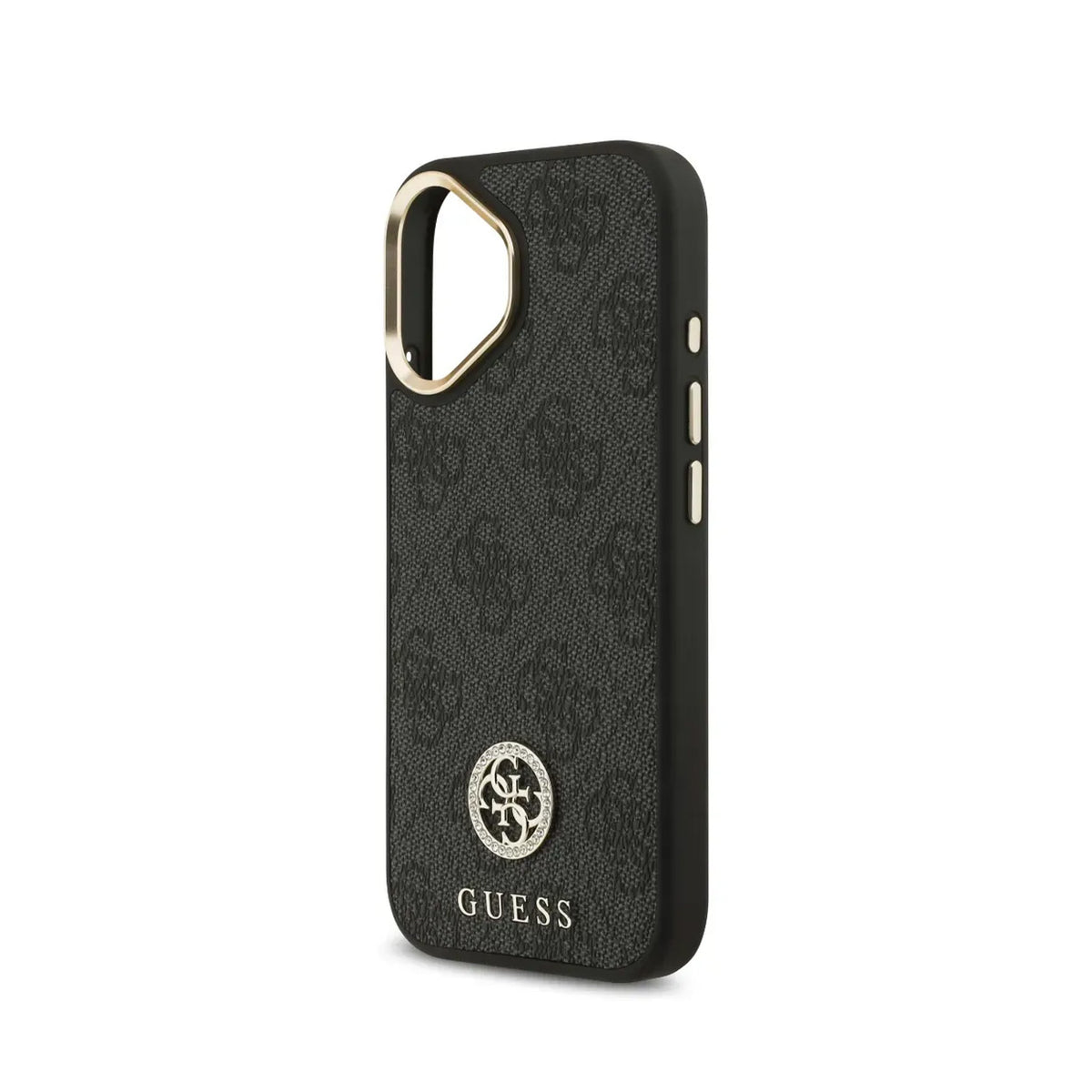 Guess iPhone 17 Case – MagSafe Cover, 4G Strass Black Design, Drop Protection and Precise Fit