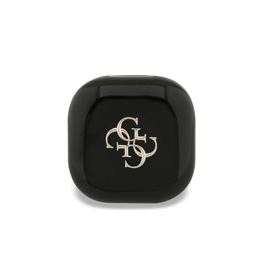 Guess TWS Wireless Earbuds – Black Earbuds with Metallic Guess Logo, Stable Bluetooth Connection, and Charging Case
