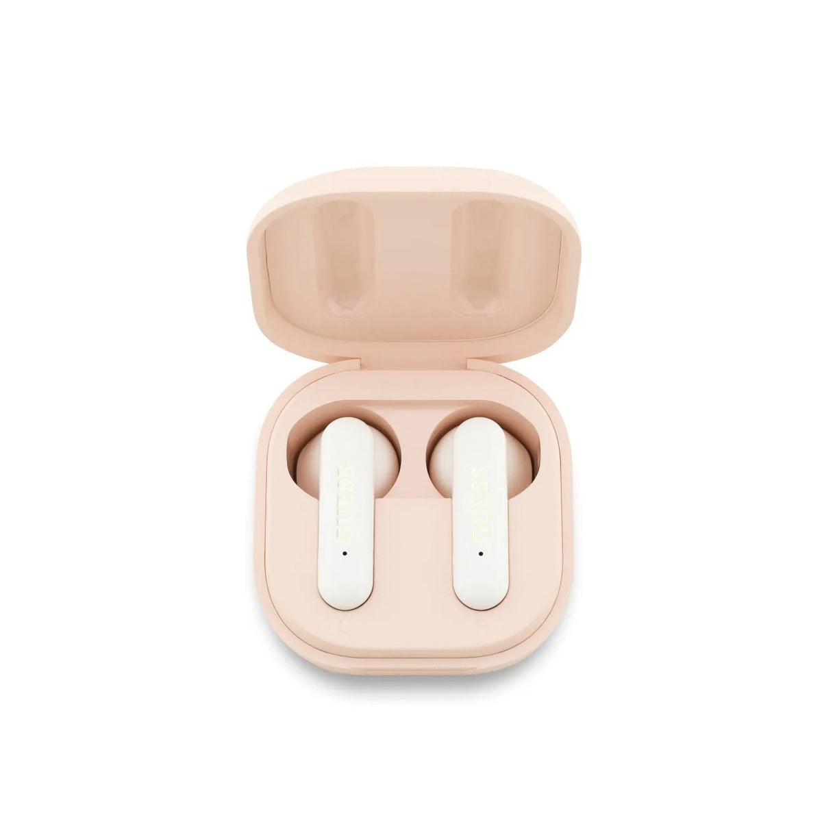 GUESS Auriculares TWS con Logo 4G y Estuche de Carga, Rosa