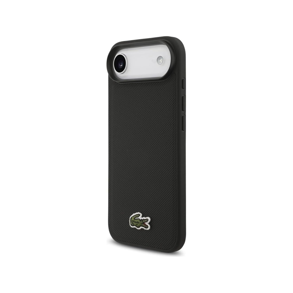 Lacoste Funda Petit Piqué para iPhone Air Compatible con MagSafe, Negro