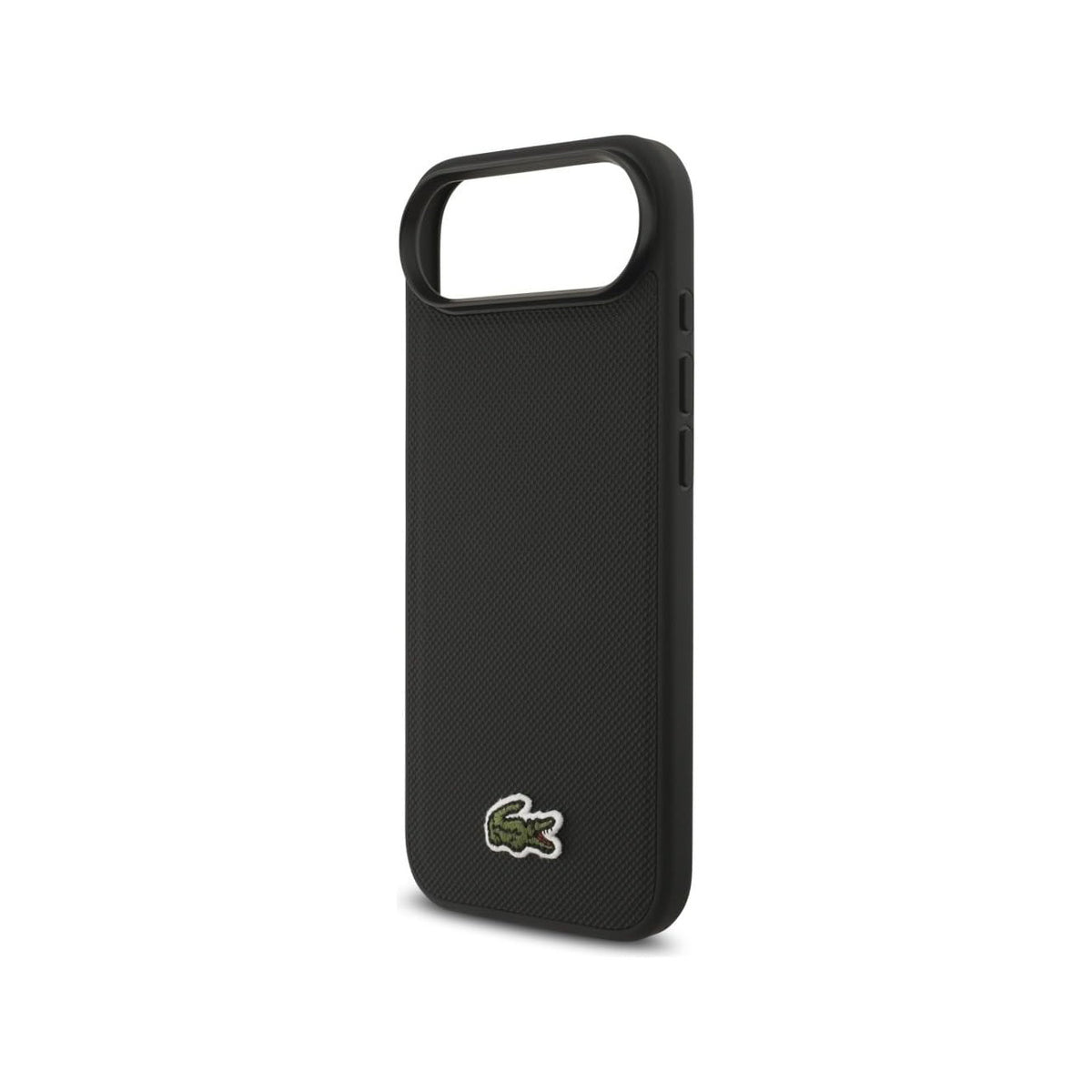 Lacoste Funda Petit Piqué para iPhone Air Compatible con MagSafe, Negro