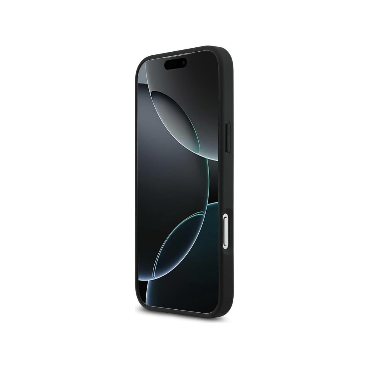 Lacoste Funda Petit Piqué con Logo Lacado para iPhone 17 Pro/18 Pro Compatible con MagSafe, Negro