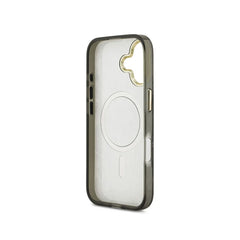 Guess Funda para iPhone 17 – Carcasa PC + TPU con MagSafe, Diseño Estampado Pitón Marrón, Protección Anticaídas y Ajuste Preciso