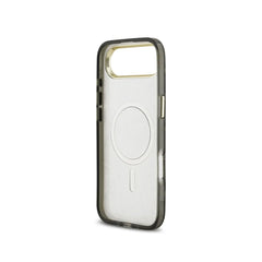 GUESS Funda para iPhone 17 Air – Carcasa PC+TPU con MagSafe Estampado Pitón Marrón, Diseño Elegante y Ajuste Preciso