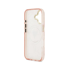 Guess Funda para iPhone 17 – Carcasa con MagSafe, Estampado Selvático Rosa, Protección Anticaídas y Ajuste Preciso