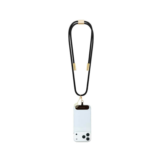 Guess Cable de Carga USB-C a USB-C 2 en 1 para Móvil con Cuerda de Nylon, Negro