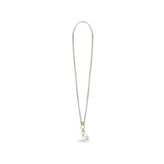 GUESS Correa Universal para Teléfono – Cadena Plata con Piedras Brillantes y Charms, Diseño Elegante y Sujeción Segura