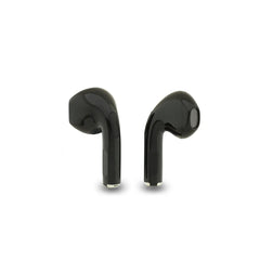 GUESS Auriculares TWS – Inalámbricos Negros Redondos con Logo Estampado, Diseño Compacto y Sonido Claro