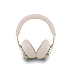 Guess Auriculares Bluetooth de Diadema – Cascos de Polipiel Rosa con Logo 4G Clásico, Conexión Inalámbrica Estable y Diseño Elegante