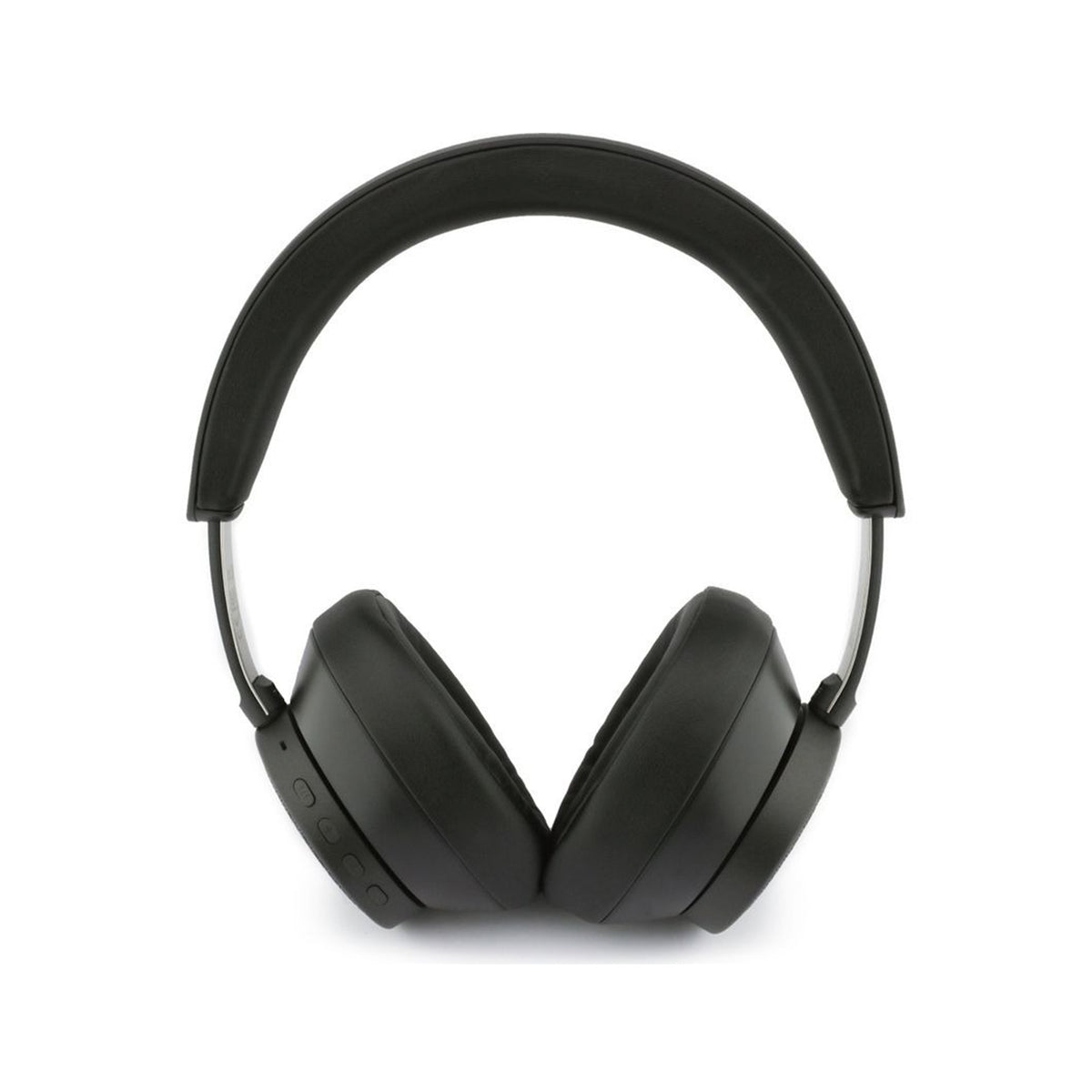 GUESS Auriculares Bluetooth con Logo Triangular, Negro