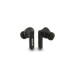 Guess Auriculares TWS Inalámbricos de Polipiel con Cancelación de Ruido ENC y Estuche de Carga, Marrón
